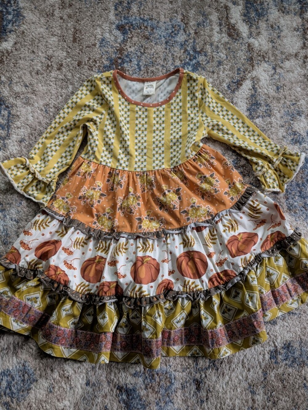 Wildflowers Pumpkin Dress